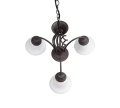 Lampa wisząca RUSTICA Brąz 3xE14 Trio 101000324 | 4017807504675 noxbox lampynox www.lampynox.pl