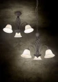 Lampa wisząca RUSTICA Brąz 3xE14 Trio 101000324 | 4017807504675 noxbox lampynox www.lampynox.pl
