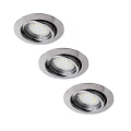Rabalux  Lite 1050 LED oczko stropowe wpuszczane | chrom Trójpak ( 5998250310503 ) lampynox noxbox www.lampynox.pl