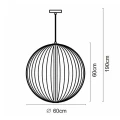 Lampa wisząca LED 10W 2700K CARBONY Brąz LUCIDE 204146001  5411212201799 lampynox noxbox www.lampynox.pl 7.jpg