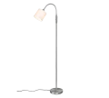 Lampa podłogowa stojąca TOMMY Nikiel mat | Biały E14 RL R46331001 | 4017807502930 noxbox lampynox www.lampynox.pl