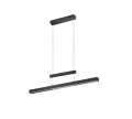 Lampa wisząca TRAJAN Czarny mat LED DIM 42W 2700K-5000K ściemnialna Trio 375310532 | 4017807472233 noxbox lampynox www.lampynox.pl