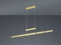 Lampa wisząca TRAJAN Mosiądz mat LED DIM 42W 2700K-5000K ściemnialna Trio 375310508 | 4017807481839 noxbox lampynox www.lampynox.pl