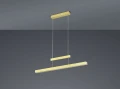 Lampa wisząca TRAJAN Mosiądz mat LED DIM 42W 2700K-5000K ściemnialna Trio 375310508 | 4017807481839 noxbox lampynox www.lampynox.pl
