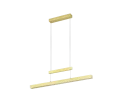 Lampa wisząca TRAJAN Mosiądz mat LED DIM 42W 2700K-5000K ściemnialna Trio 375310508 | 4017807481839 noxbox lampynox www.lampynox.pl