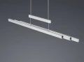 Lampa wisząca TRAJAN Nikiel mat LED DIM 42W 2700K-5000K ściemnialna Trio 375310507 | 4017807472226 noxbox lampynox www.lampynox.pl
