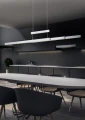 Lampa wisząca TRAJAN Nikiel mat LED DIM 42W 2700K-5000K ściemnialna Trio 375310507 | 4017807472226 noxbox lampynox www.lampynox.pl