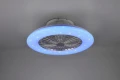 Lampa sufitowa ściemnialna z wentylatorem STRALSUND Tytanowy , LED RGBW 30W, Pilot, efekt świecenia gwiaździsty, barwa światła zmienna RL R62522987 | 4017807491128 noxbox lampynox www.lampynox.pl