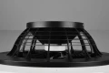 Lampa sufitowa ściemnialna z wentylatorem STRALSUND Czarny mat, LED 30W, Pilot, efekt świecenia gwiaździsty, barwa światła zmienna RL R62522132 | 4017807491098 noxbox lampynox www.lampynox.pl