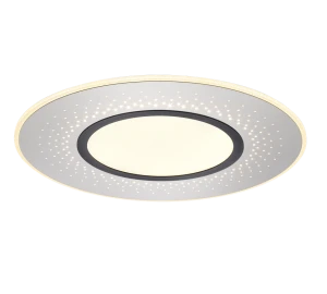 VERUS Nikiel mat śr.70cm LED DIM 70W 2700-6500K ściemnialny Lampa sufitowa Trio 626919307