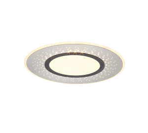 VERUS Nikiel mat śr.49cm LED DIM 44W 2700-6500K ściemnialny Lampa sufitowa Trio 626910307