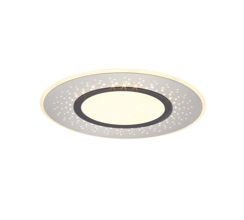 Lampa sufitowa VERUS Nikiel mat śr.49cm LED DIM 44W 2700-6500K ściemnialny Trio 626910307 | 4017807506587 noxbox lampynox www.lampynox.pl