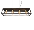 Lampa wisząca VITO Czarny mat 4xE27 RL R30194032 | 4017807503135 noxbox lampynox www.lampynox.pl