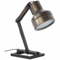 Lampa stołowa z włącznikiem na kablu HARDWORK Czarna stal E27 Brilliant 99037/46 | 4004353339165 noxbox lampynox www.lampynox.pl