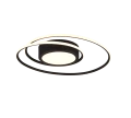 Lampa sufitowa YAVA Czarny mat LED DIM PILOT 56W 2700-6000K Trio 672310232 | 4017807503357 noxbox lampynox www.lampynox.pl