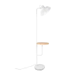 Lampa podłogowa BUTLER Biały mat Wysokość regulowana E27 Półka RL R40331031 | 4017807504828 noxbox lampynox www.lampynox.pl
