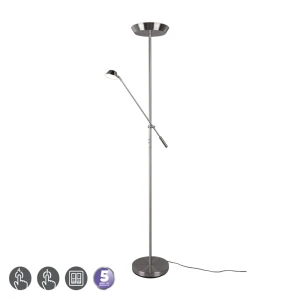 HAORA Nikiel Mat Lampa podłogowa stojąca RL R42321207
