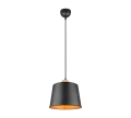 Lampa wisząca HARRIS Czarny E27 Trio 312700132 | 4017807502725 noxbox lampynox www.lampynox.pl