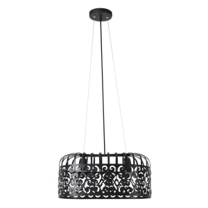 Alessandra czarna śr. 46 cm lampa wisząca Rabalux 2157 