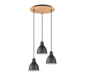 Lampa wisząca HENLEY Czarny mat 3xE27 Trio 310730332 | 4017807502831 noxbox lampynox www.lampynox.pl