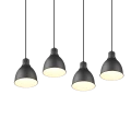 Lampa wisząca HENLEY Czarny mat 4xE27 Trio 310700432 | 4017807502848 noxbox lampynox www.lampynox.pl