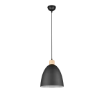 JAGGER Czarny mat E27 Lampa wisząca