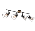 Spot JAIPUR Czarny mat 4xE27 RL R80614032 | 4017807508758 noxbox lampynox www.lampynox.pl