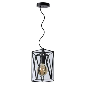 FERN Czarna śr. 20cm. E27 Lampa wisząca Lucide 25407/01/30