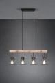 Lampa wisząca JAIPUR Czarny mat 4xE27 RL R30614032 | 4017807508765 noxbox lampynox www.lampynox.pl