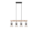 Lampa wisząca JAIPUR Czarny mat 4xE27 RL R30614032 | 4017807508765 noxbox lampynox www.lampynox.pl