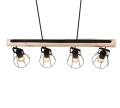 Lampa wisząca JAIPUR Czarny mat 4xE27 RL R30614032 | 4017807508765 noxbox lampynox www.lampynox.pl