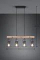 Lampa wisząca JAIPUR Czarny mat 4xE27 RL R30614032 | 4017807508765 noxbox lampynox www.lampynox.pl