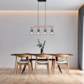 Lampa wisząca JAIPUR Czarny mat 4xE27 RL R30614032 | 4017807508765 noxbox lampynox www.lampynox.pl