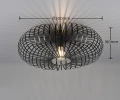 Lampa sufitowa JOHANN Czarny mat śr.50cm E27 Trio 606905032 | 4017807512038 noxbox lampynox www.lampynox.pl