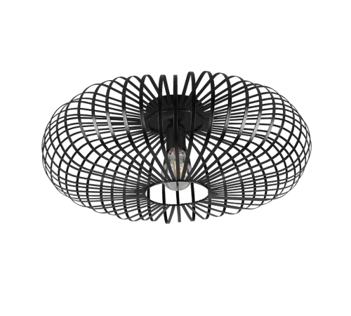 Lampa sufitowa JOHANN Czarny mat śr.50cm E27 Trio 606905032 | 4017807512038 noxbox lampynox www.lampynox.pl