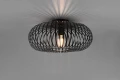 Lampa sufitowa JOHANN Czarny mat śr.40cm E27 Trio 606900132 | 4017807504170 noxbox lampynox www.lampynox.pl