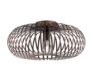JOHANN Miedź śr.40cm E27 Lampa sufitowa