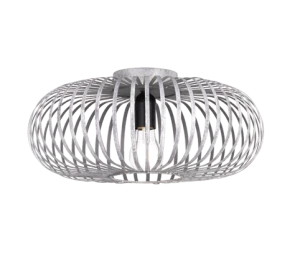 JOHANN Szary śr.40cm E27 Lampa sufitowa