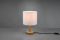 Lampa stołowa KORBA Biały | Brąz E27 Trio 501200101 | 4017807502657 noxbox lampynox www.lampynox.pl