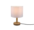 Lampa stołowa KORBA Biały | Brąz E27 Trio 501200101 | 4017807502657 noxbox lampynox www.lampynox.pl