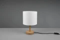 Lampa stołowa KORBA Biały | Brąz E27 Trio 501200101 | 4017807502657 noxbox lampynox www.lampynox.pl
