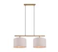 Lampa wisząca KORBA Biały 2xE27 Trio 301200201 | 4017807502633 noxbox lampynox www.lampynox.pl