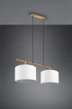 Lampa wisząca KORBA Biały 2xE27 Trio 301200201 | 4017807502633 noxbox lampynox www.lampynox.pl