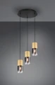 Lampa wisząca ROBIN Mosiądz mat 3xE27 Trio 310630354 | 4017807507492 noxbox lampynox www.lampynox.pl