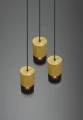 Lampa wisząca ROBIN Mosiądz mat 3xE27 Trio 310630354 | 4017807507492 noxbox lampynox www.lampynox.pl