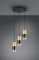 Lampa wisząca ROBIN Mosiądz mat 3xE27 Trio 310630354 | 4017807507492 noxbox lampynox www.lampynox.pl