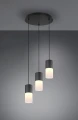 Lampa wisząca ROBIN Czarny mat 3xE27 Trio 310630301 | 4017807504491 noxbox lampynox www.lampynox.pl