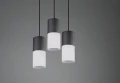 Lampa wisząca ROBIN Czarny mat 3xE27 Trio 310630301 | 4017807504491 noxbox lampynox www.lampynox.pl