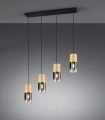 Lampa wisząca ROBIN Mosiądz mat 4xE27 Trio 310600454 | 4017807507515 noxbox lampynox www.lampynox.pl