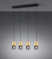 Lampa wisząca ROBIN Mosiądz mat 4xE27 Trio 310600454 | 4017807507515 noxbox lampynox www.lampynox.pl